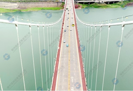 重庆万州二桥悬索桥吊杆更换